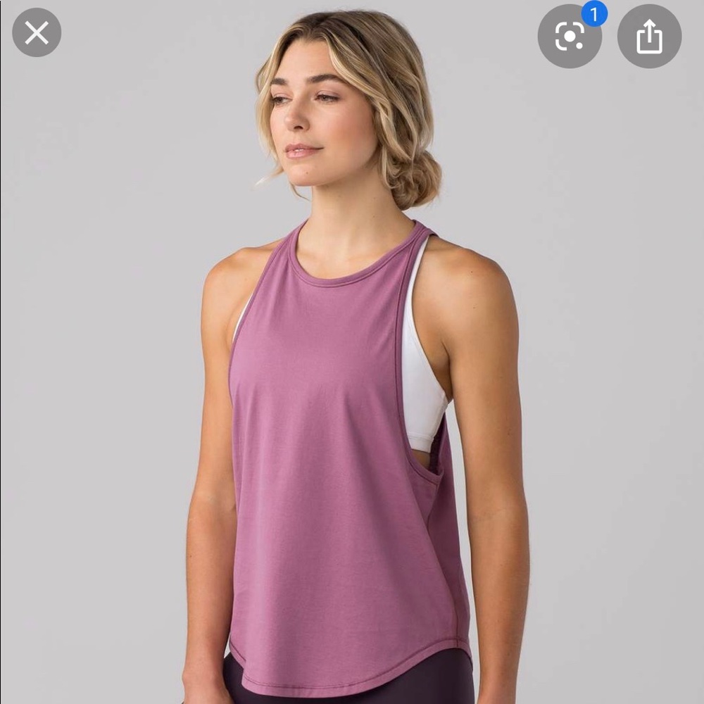 Lululemon Sweat Date Singlet Sz 6 Figue